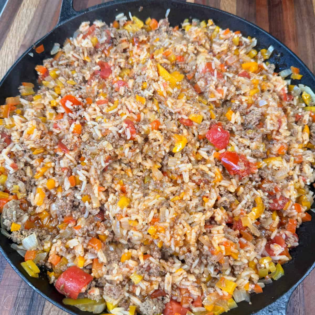 Unstuffed Pepper Skillet