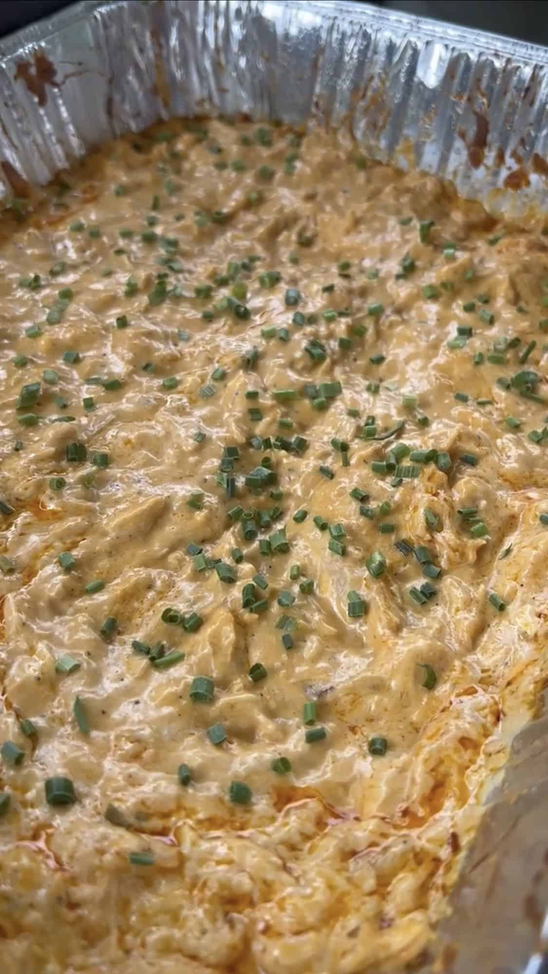 Buffalo Chicken Dip Cooking in the Midwest