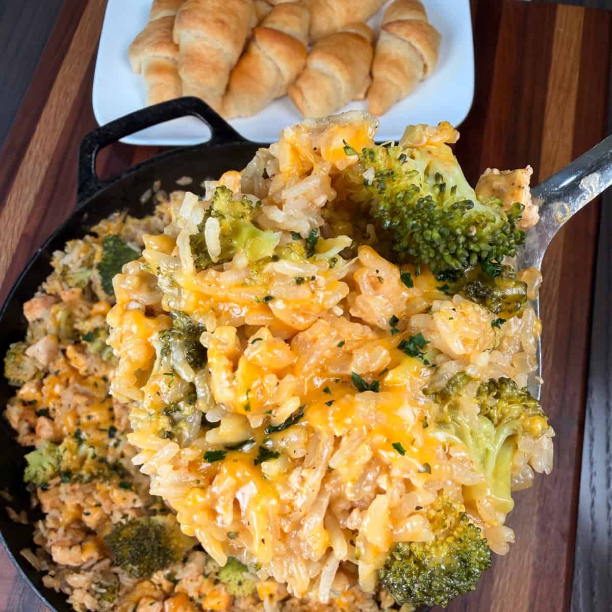 Cheesy Chicken Broccoli and Rice