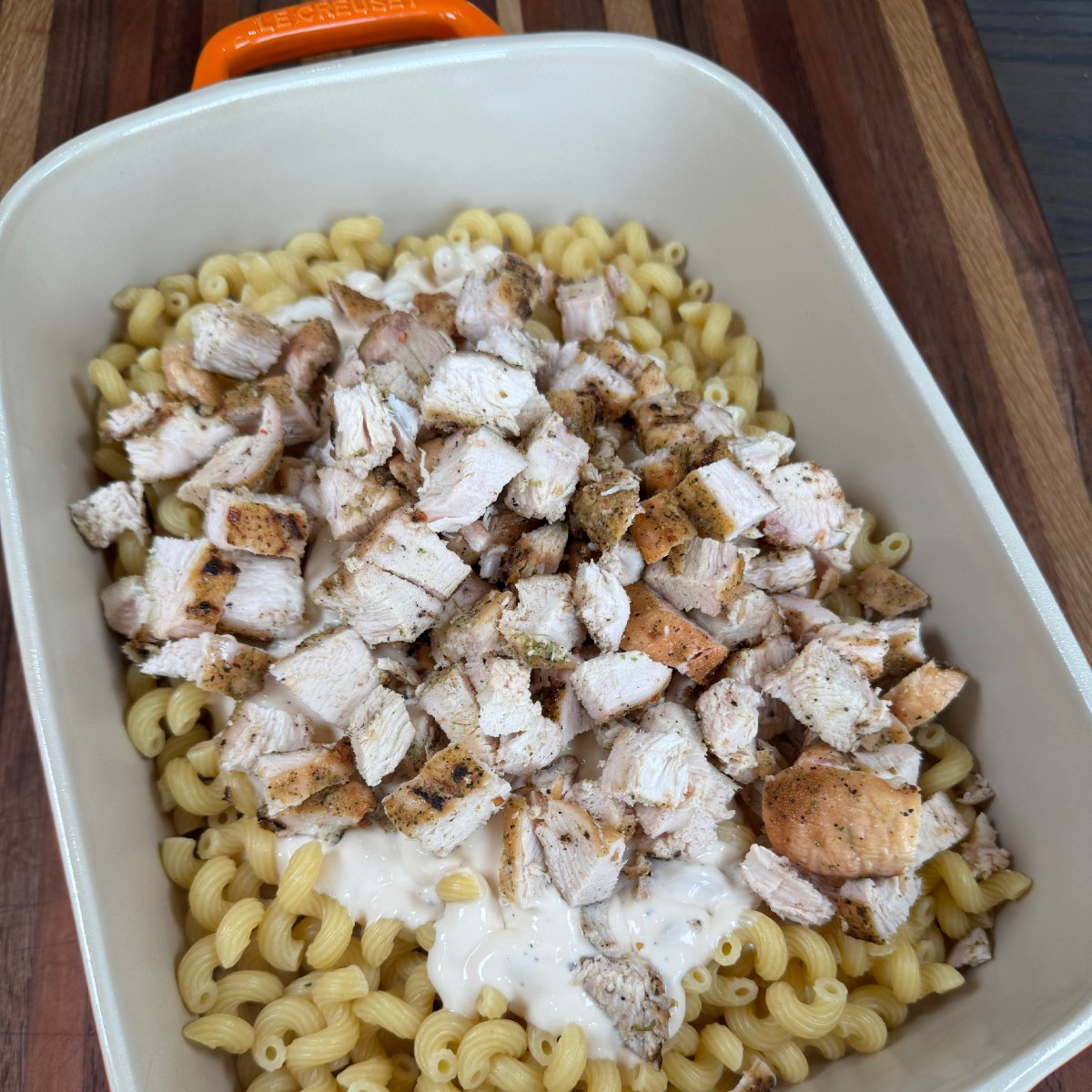 Chicken Bacon Ranch Pasta