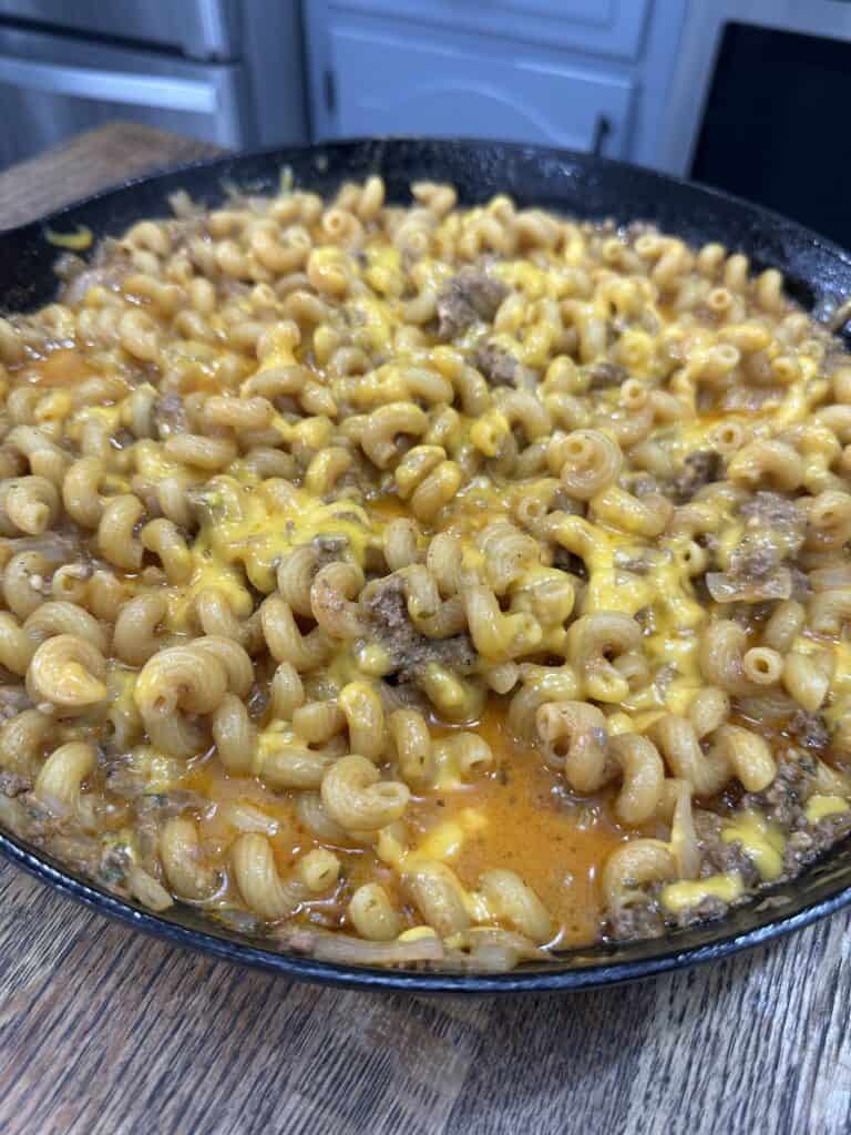 Cheesy Hamburger Helper