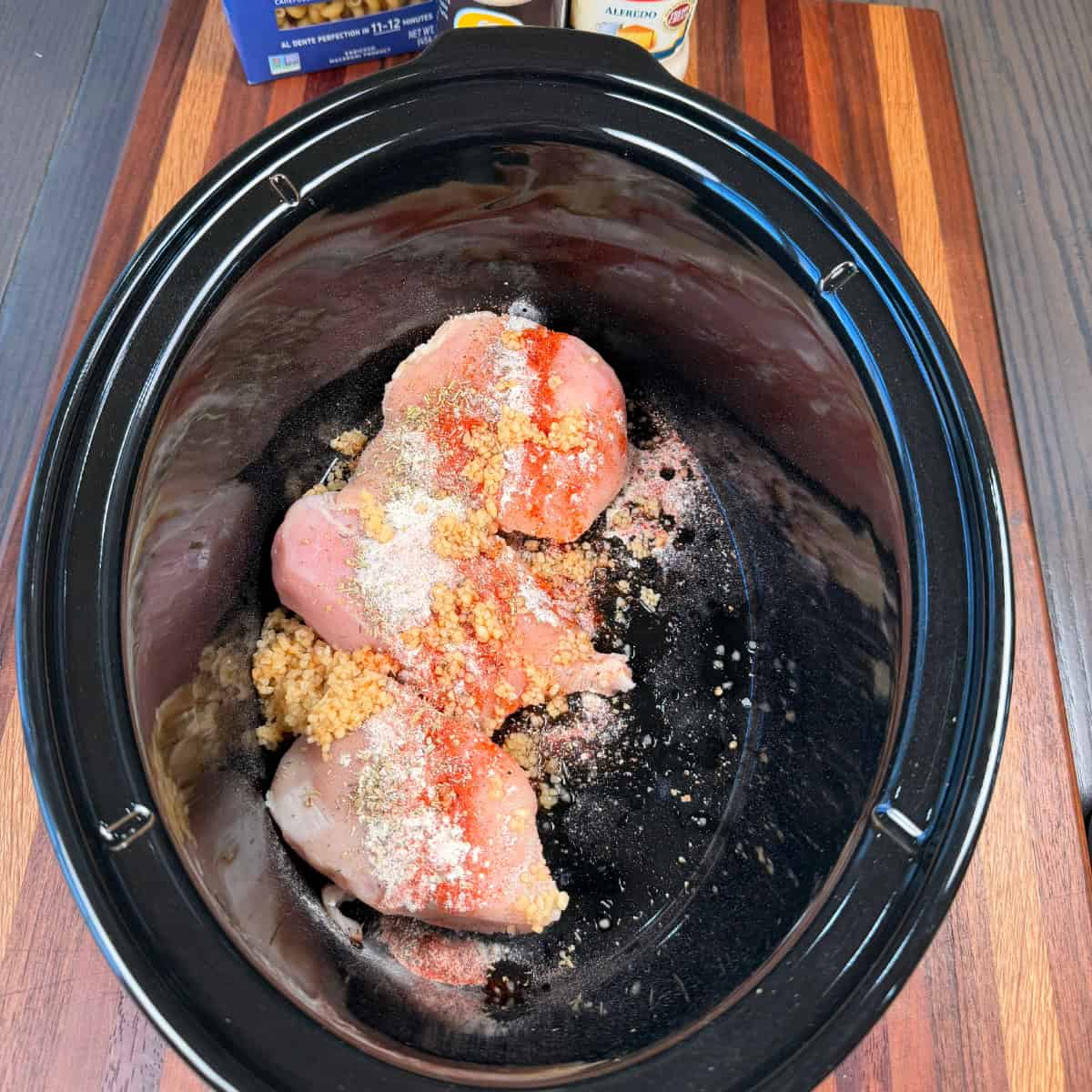 Seasoned Chicken in crockpot