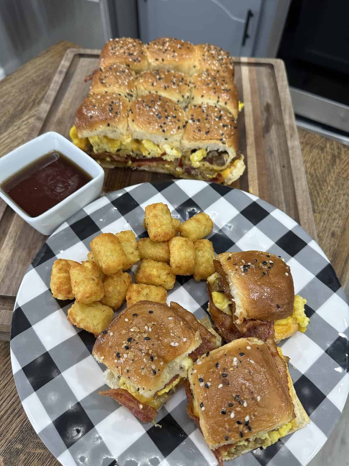 Cheesy Breakfast Sliders - What Molly Made
