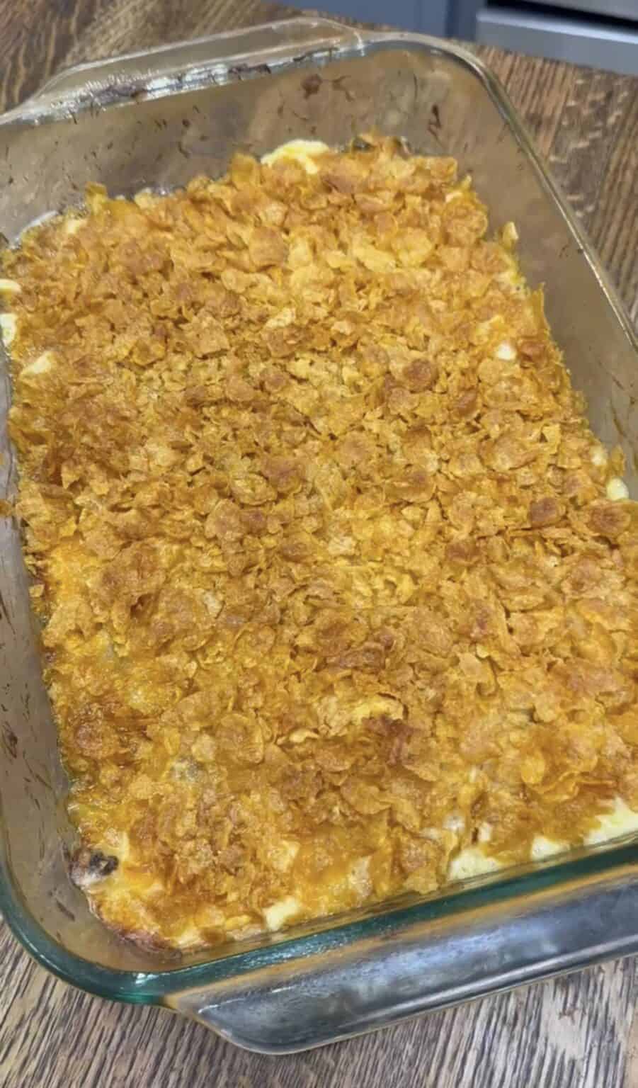 Cheesy Funeral Potatoes - Cooking in the Midwest