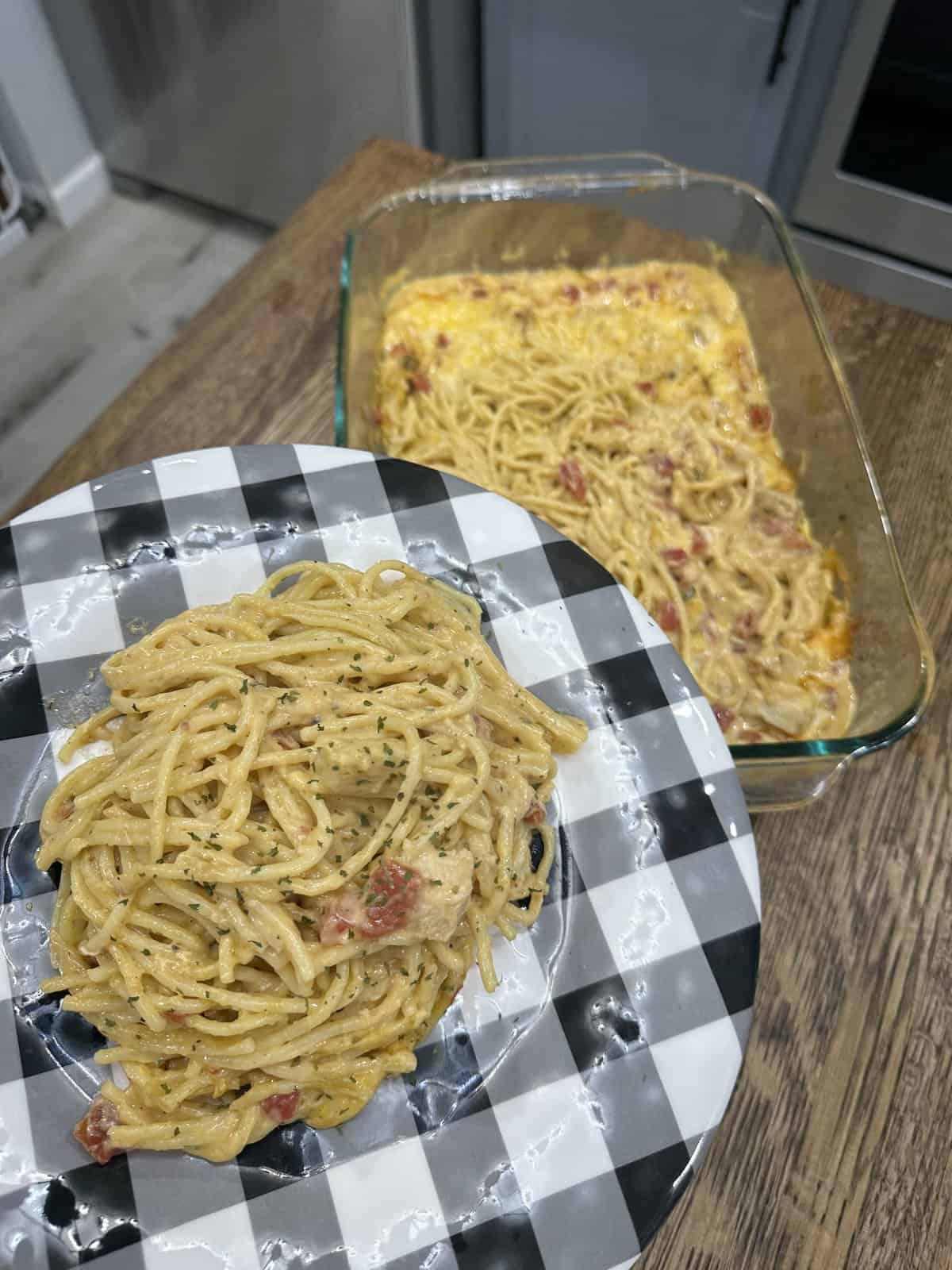 baked chicken spaghetti recipe