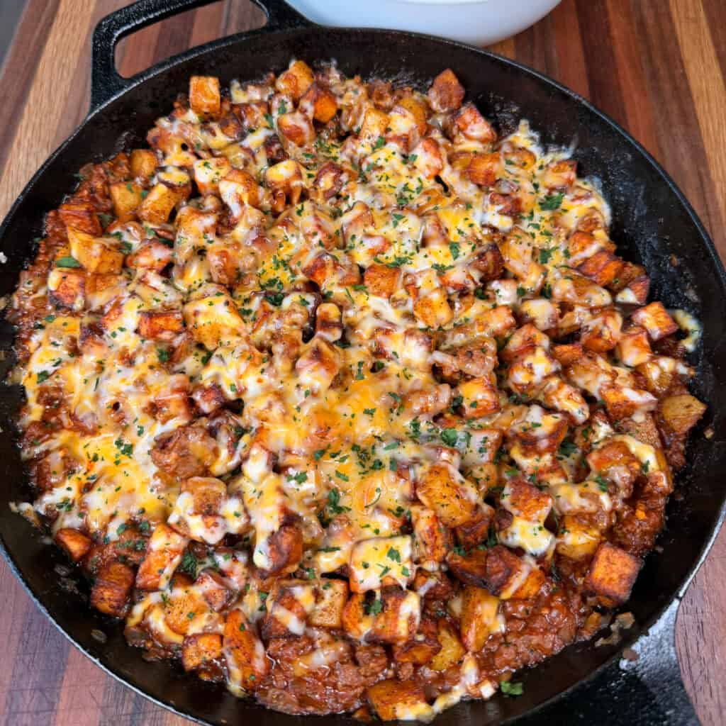 Sloppy Joe Potato Skillet