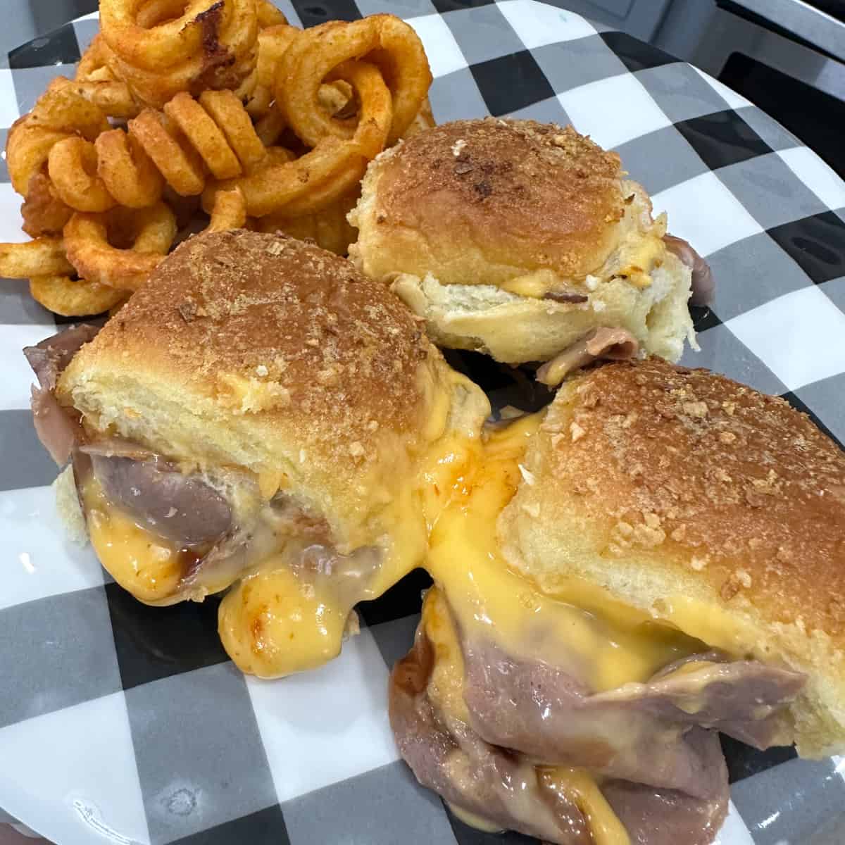 Beef and Cheddar Sliders