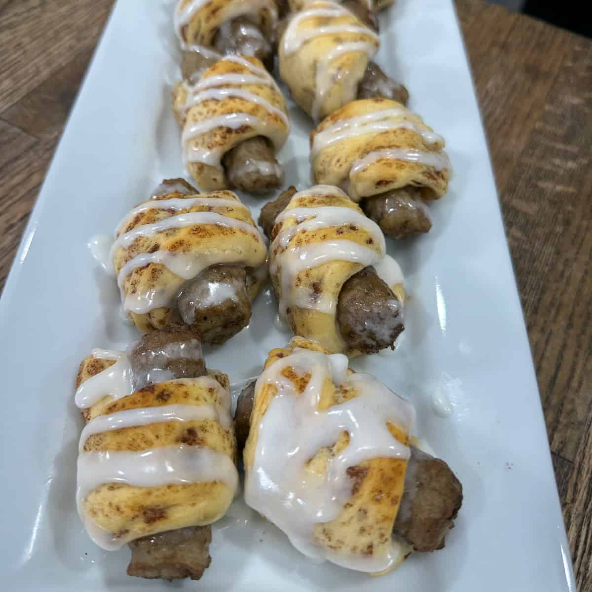 Breakfast Pigs in a Blanket Cooking in the Midwest