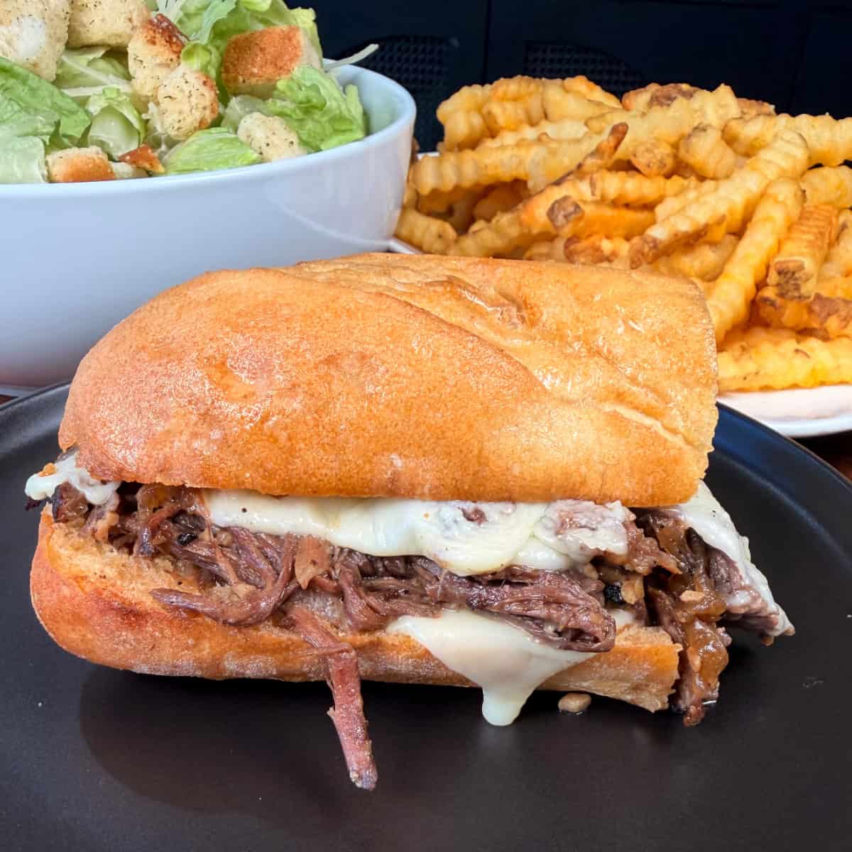 Crockpot French Dip Sandwiches