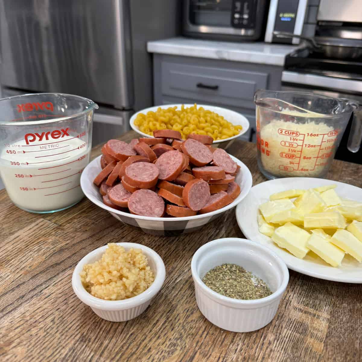 Smoked Sausage Alfredo Pasta - Cooking In The Midwest