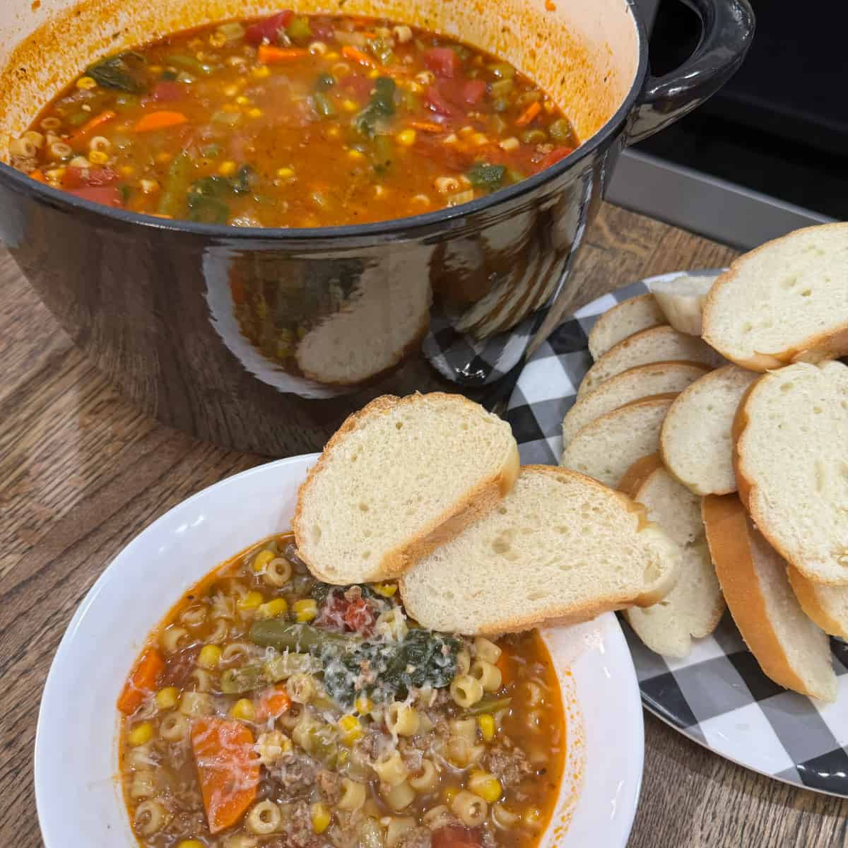 Beef Vegetable Soup - Cooking in the Midwest