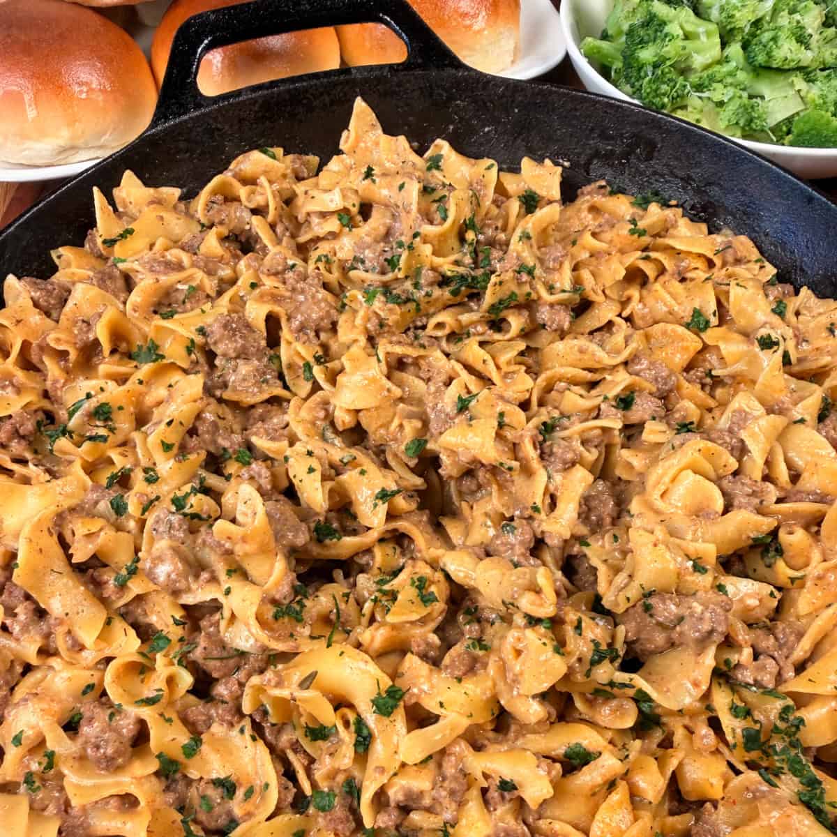 Ground Beef Stroganoff