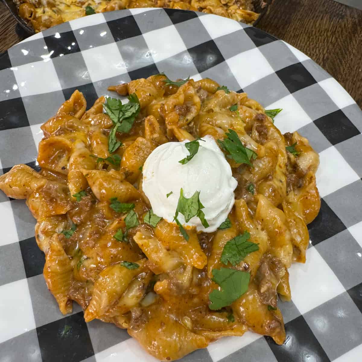Cheesy Enchilada Hamburger Helper Cooking in the Midwest