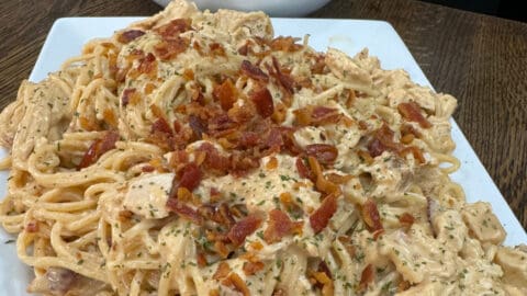 Chicken Bacon Ranch Spaghetti