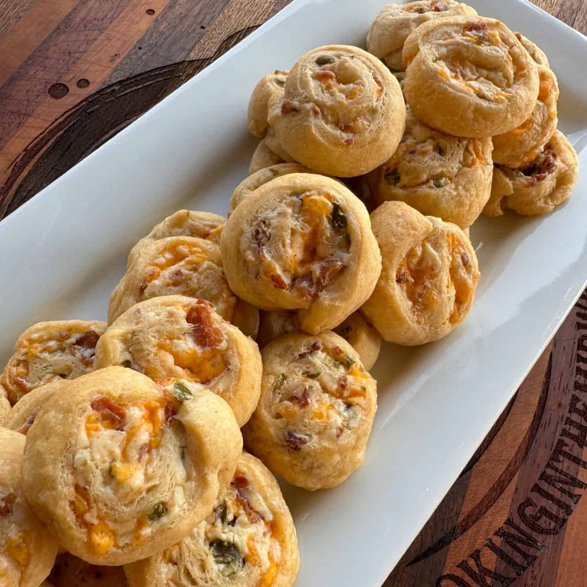 Smoked Bacon Cheddar Jalapeno Pinwheels