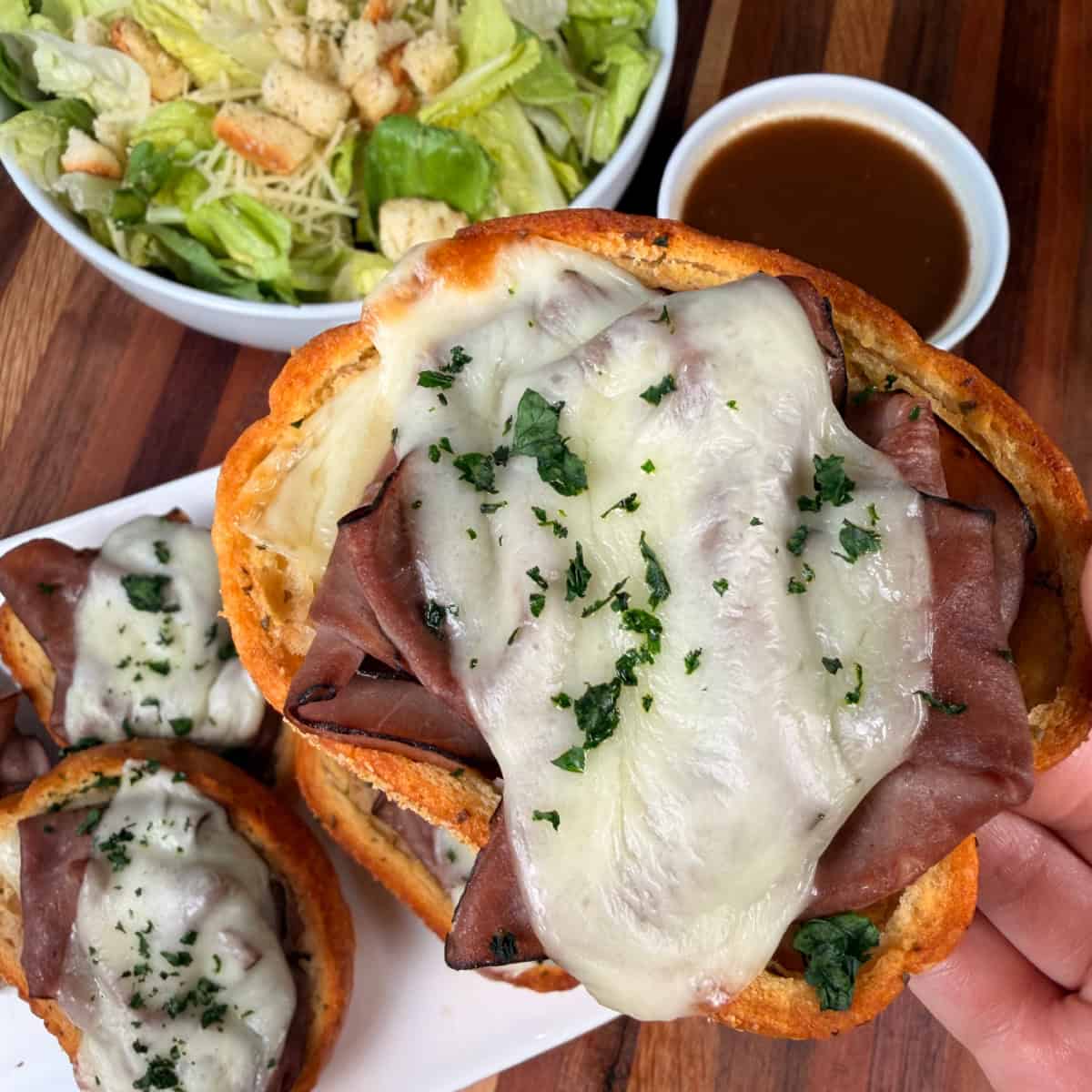 Garlic Bread French Dip