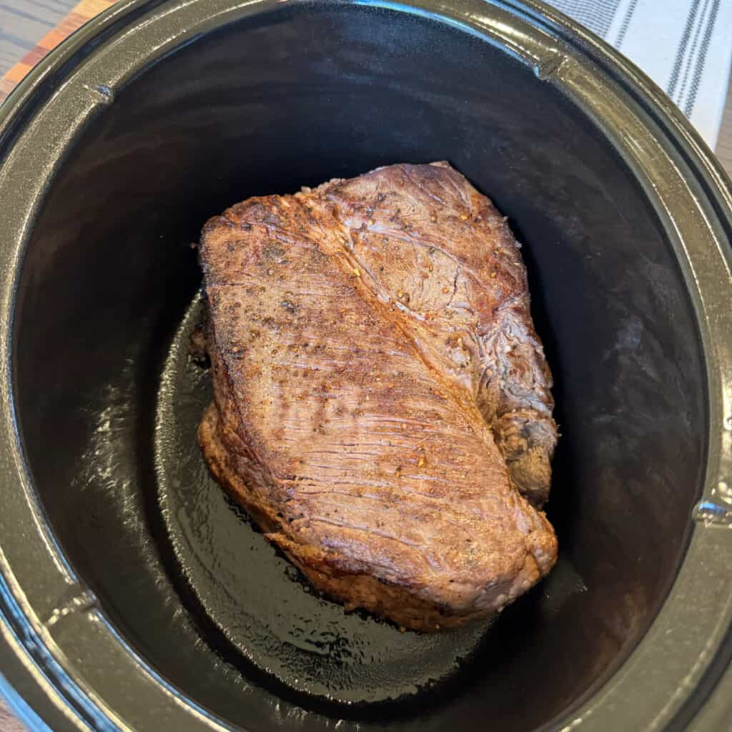 seared Chuck roast 