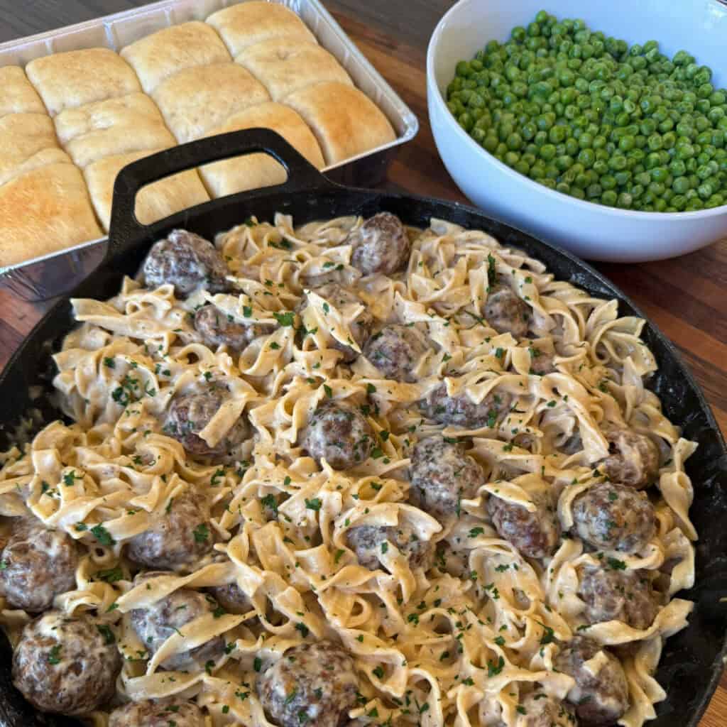 Easy Meatball Stroganoff