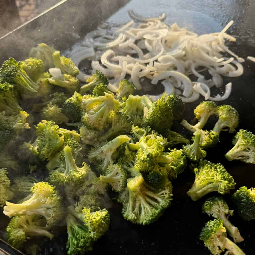 Broccoli and Onions