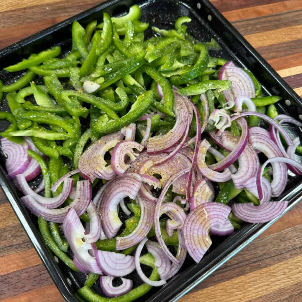 Air Fryer Steak Fajitas