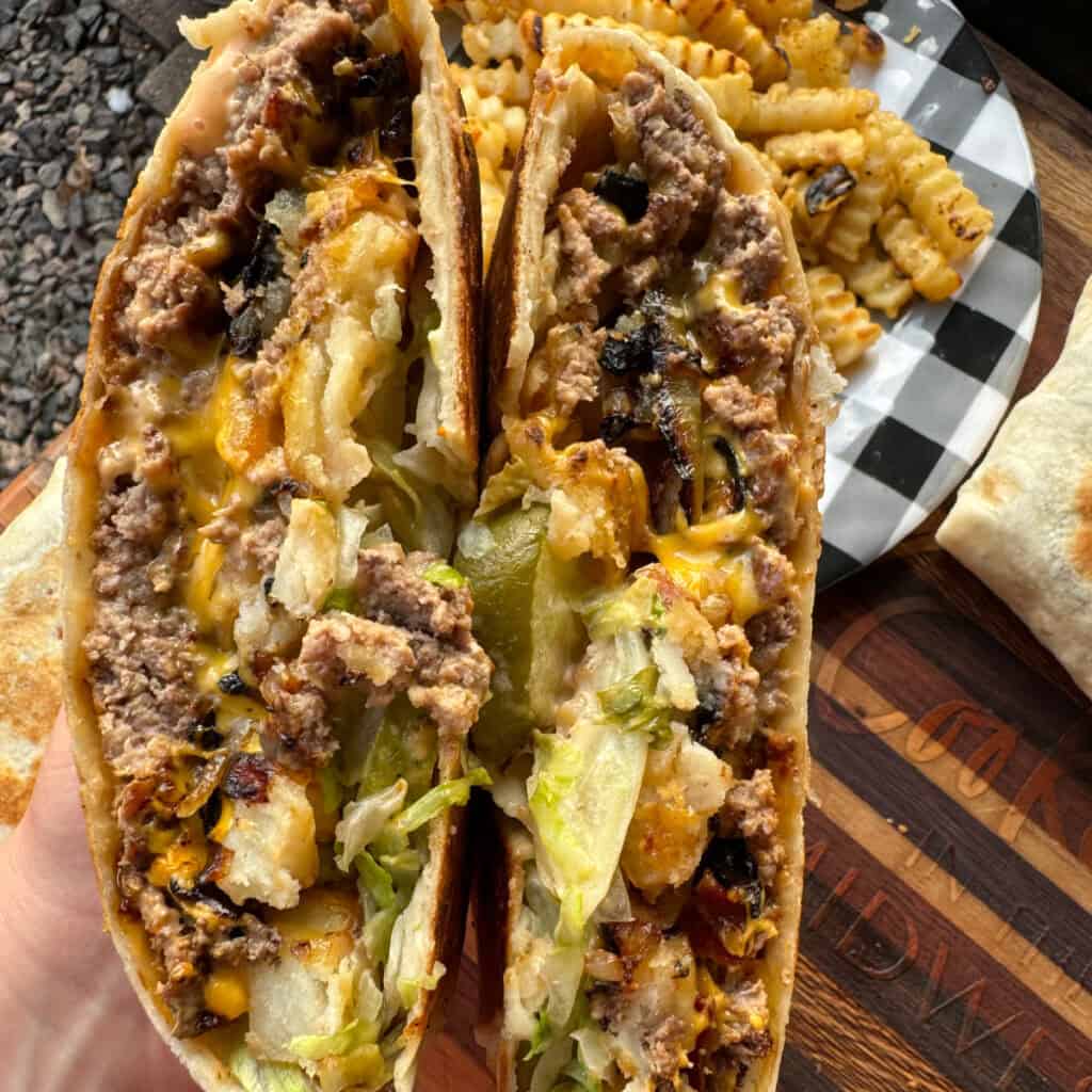 Smash Burger Crunch Wraps