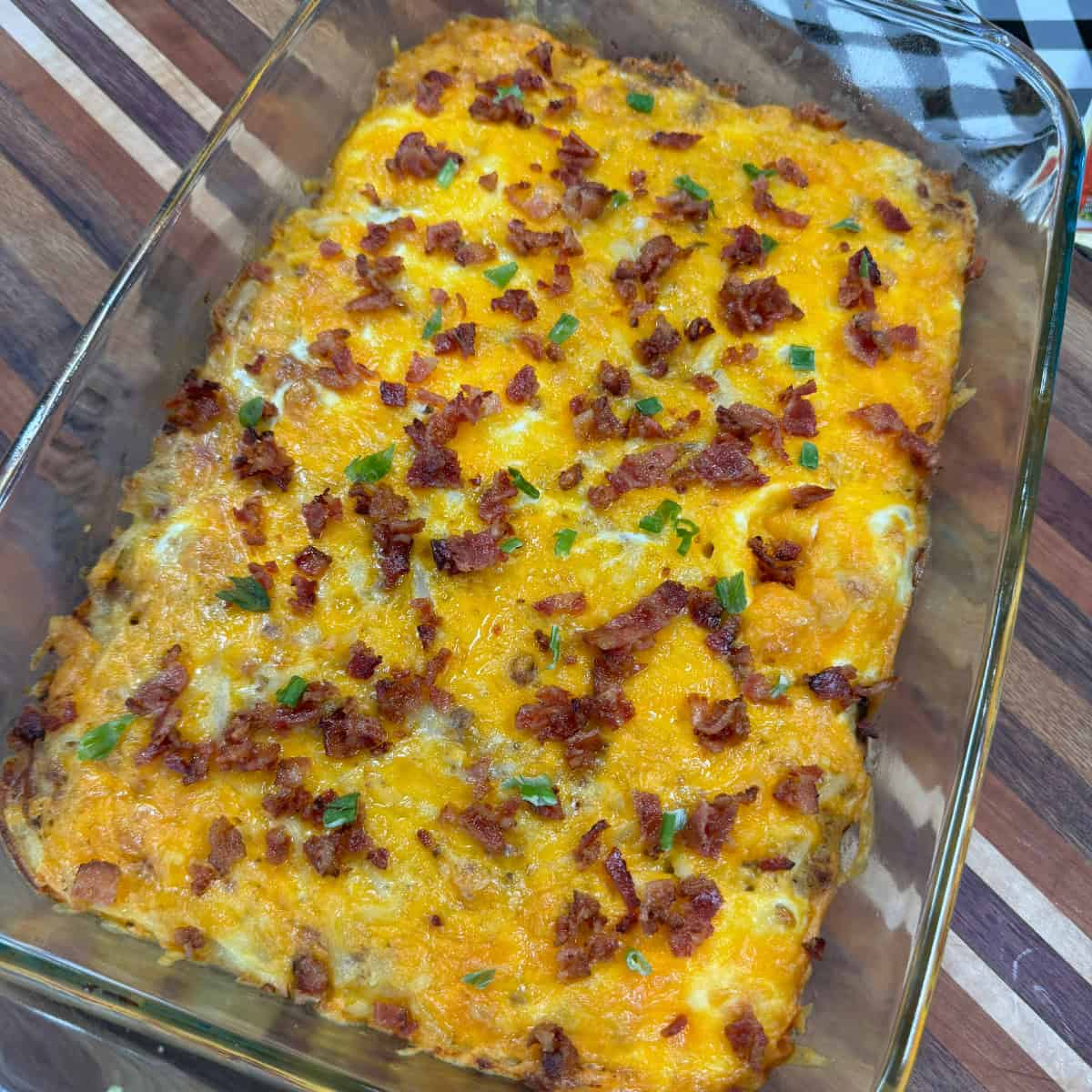 Loaded Hash Brown Breakfast Casserole