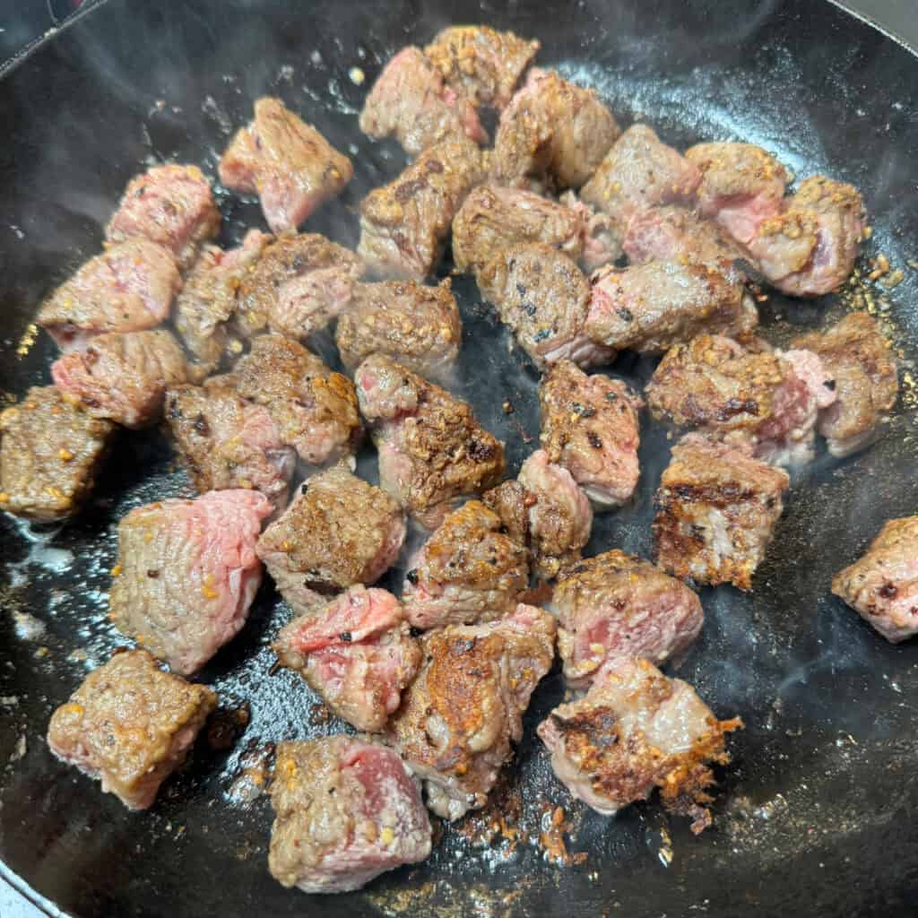 Browned Meat