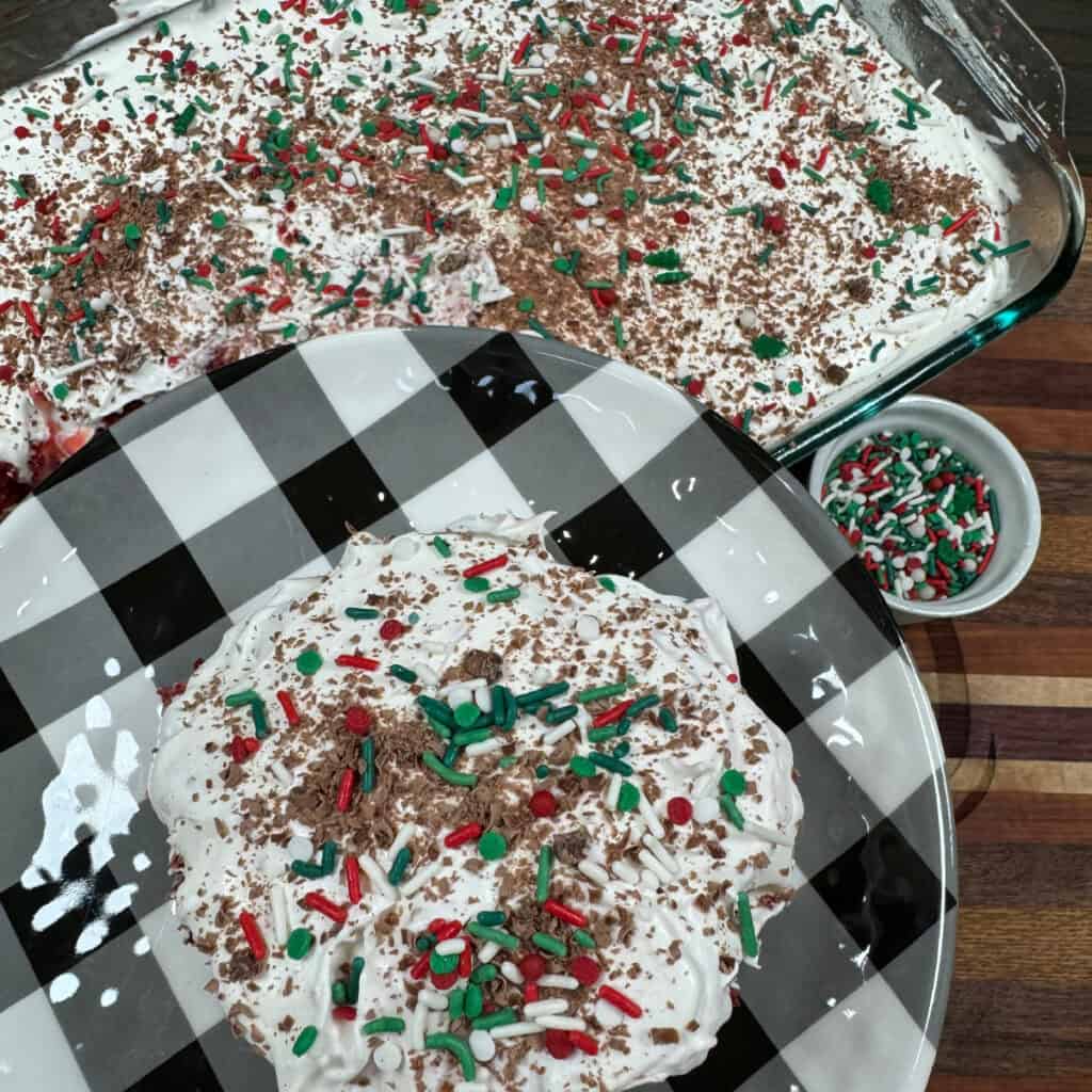 Red Velvet Poke Cake