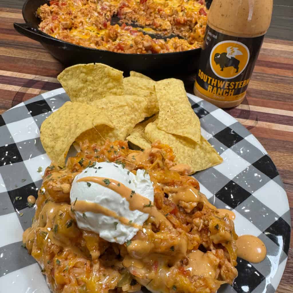 Cheesy Chicken Taco Rice