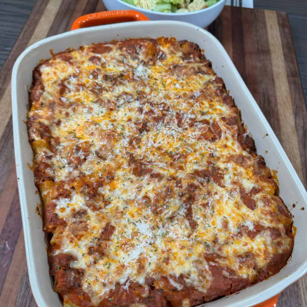 Cheesy Baked Rigatoni