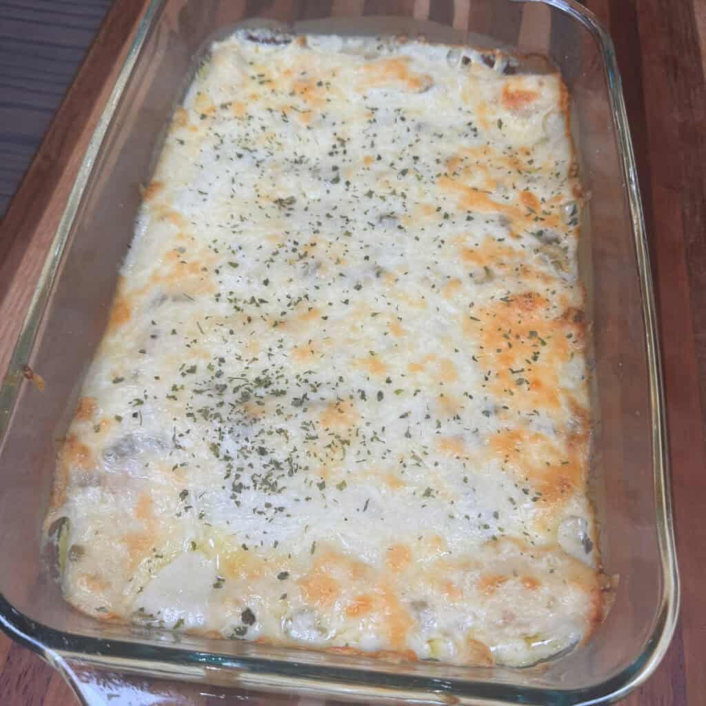 White Chicken Enchiladas 