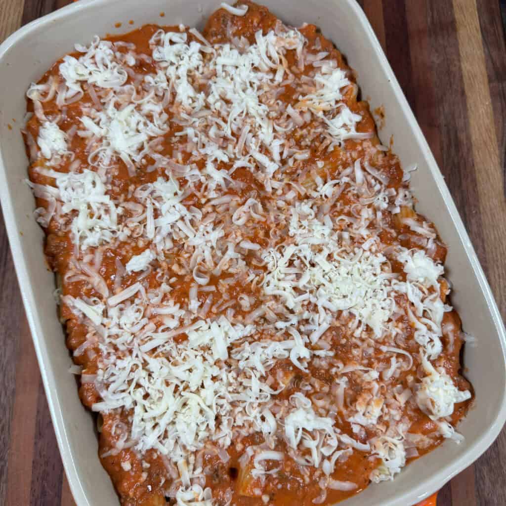 Cheesy Baked Rigatoni