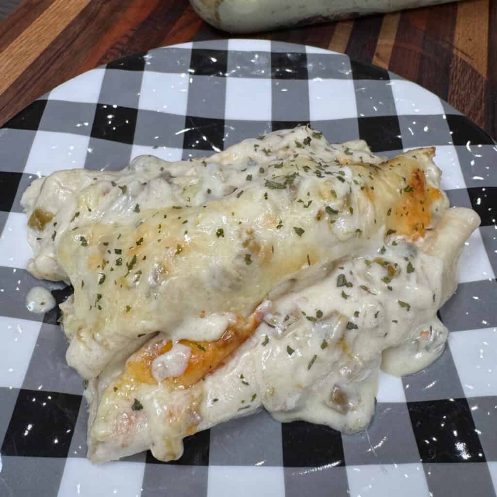 White Chicken Enchiladas