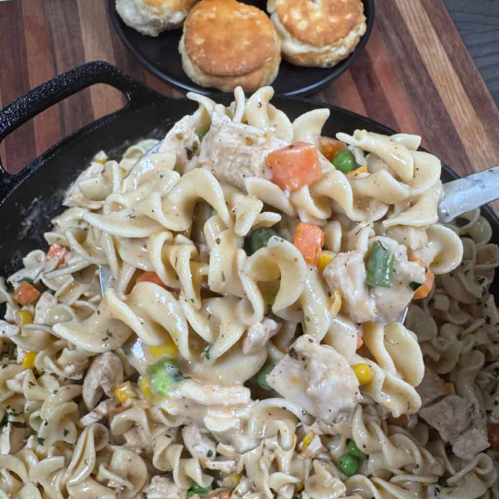 Creamy Pot Pie Chicken and Noodles