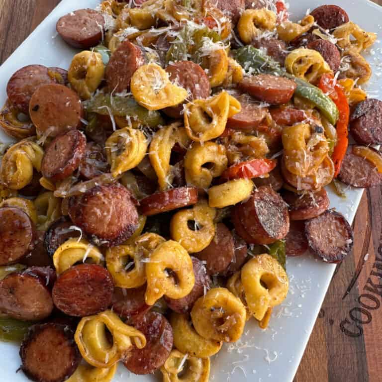 Kielbasa Tortellini and Veggies
