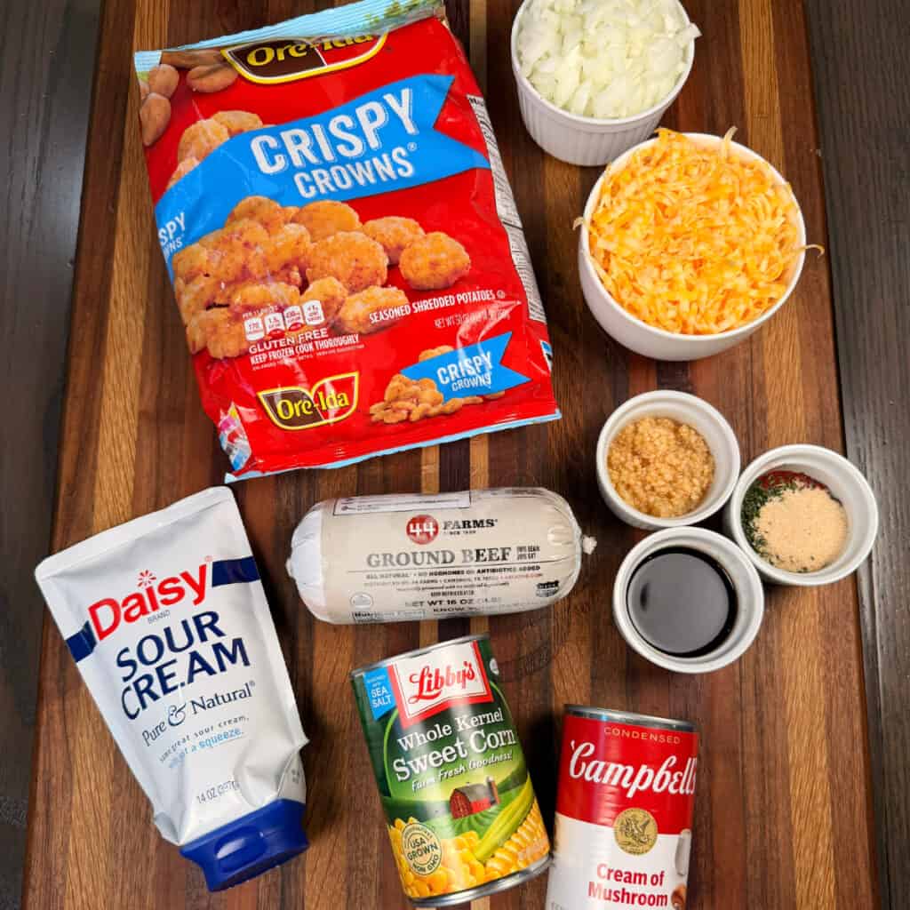 Ingredients for Cowboy Casserole