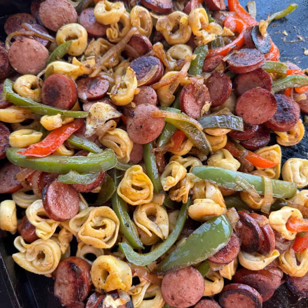 Kielbasa Tortellini and Veggies