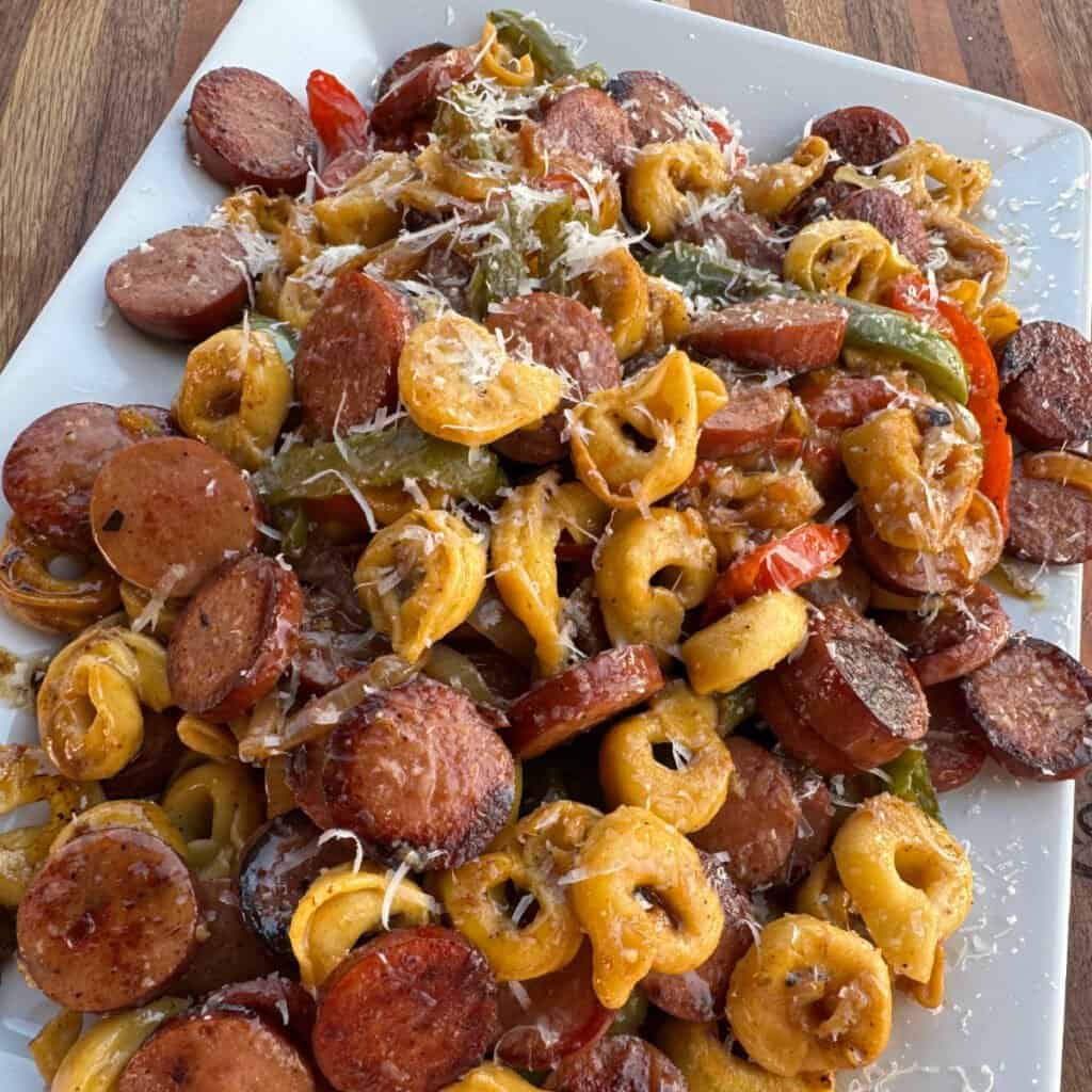 Kielbasa Tortellini and Veggies