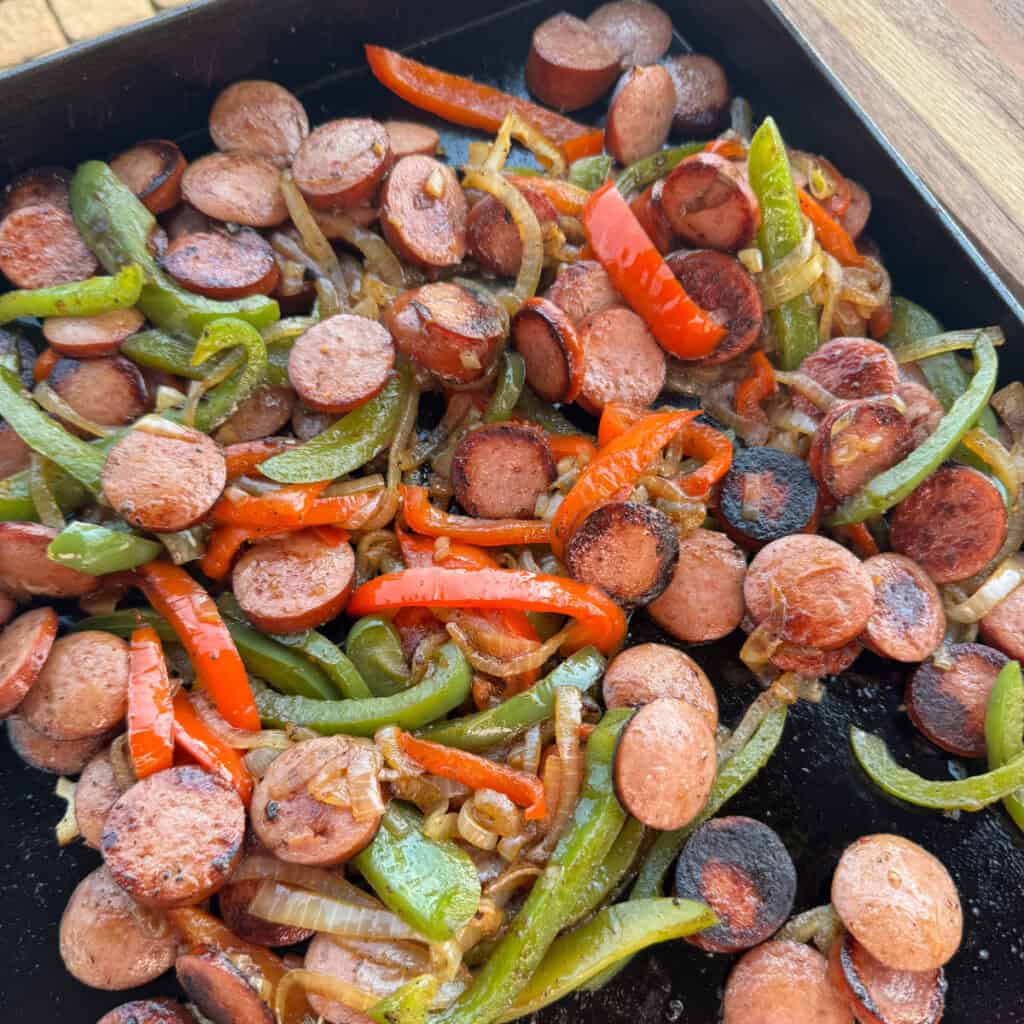 Kielbasa Tortellini and Veggies