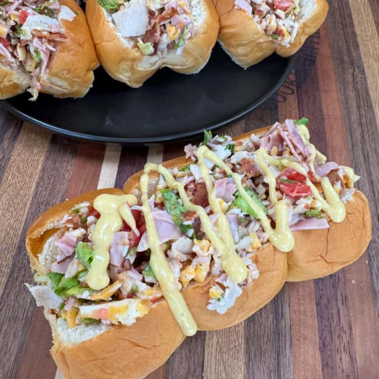 Chopped Club Sandwiches