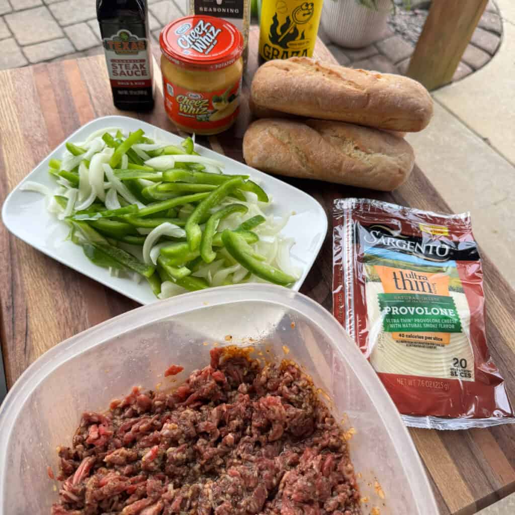 Cheesesteak Ingredients 