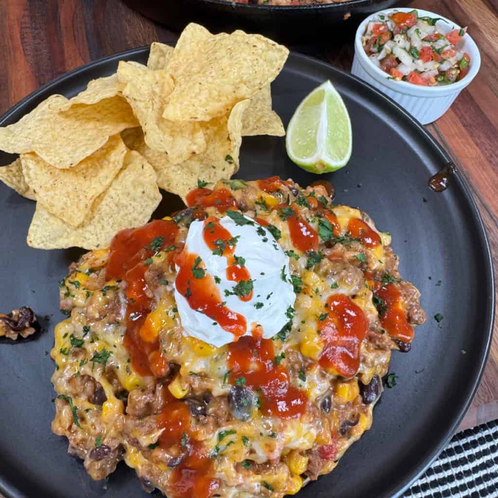 Cheesy Fiesta Taco Rice