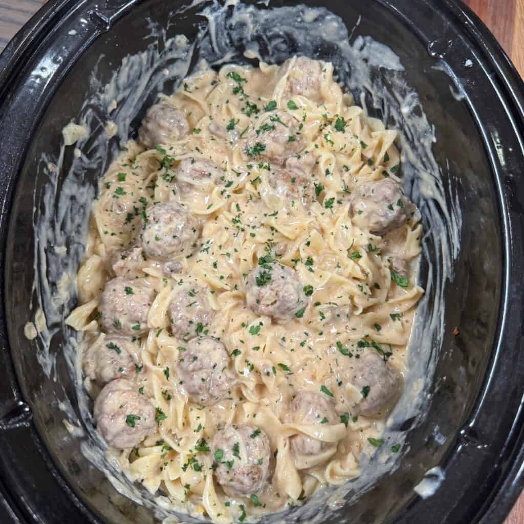 Crockpot Swedish Meatballs
