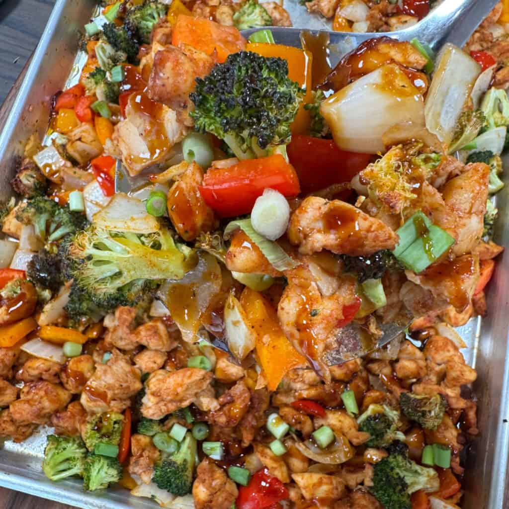 Teriyaki Chicken Sheet Pan Meal