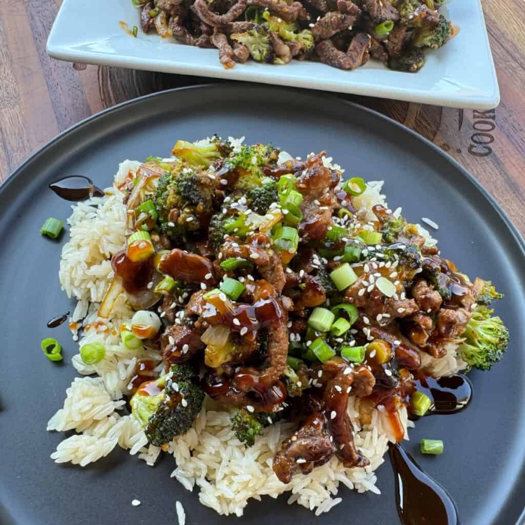 Griddle Teriyaki Steak and Broccoli