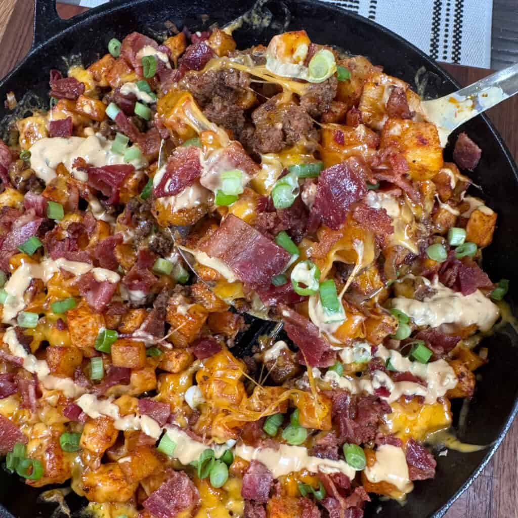 Cheeseburger Potato Skillet