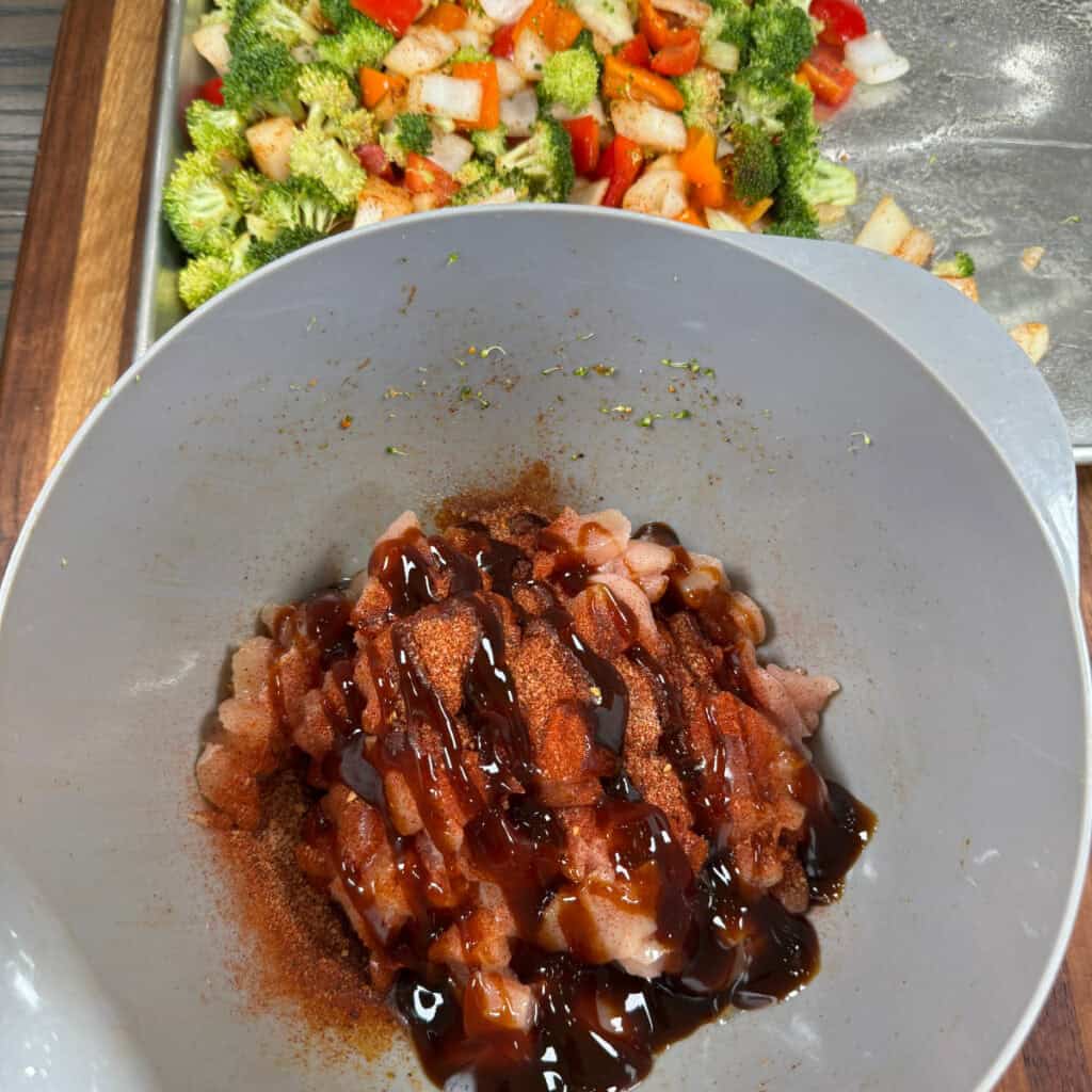 Teriyaki Chicken Sheet Pan Meal