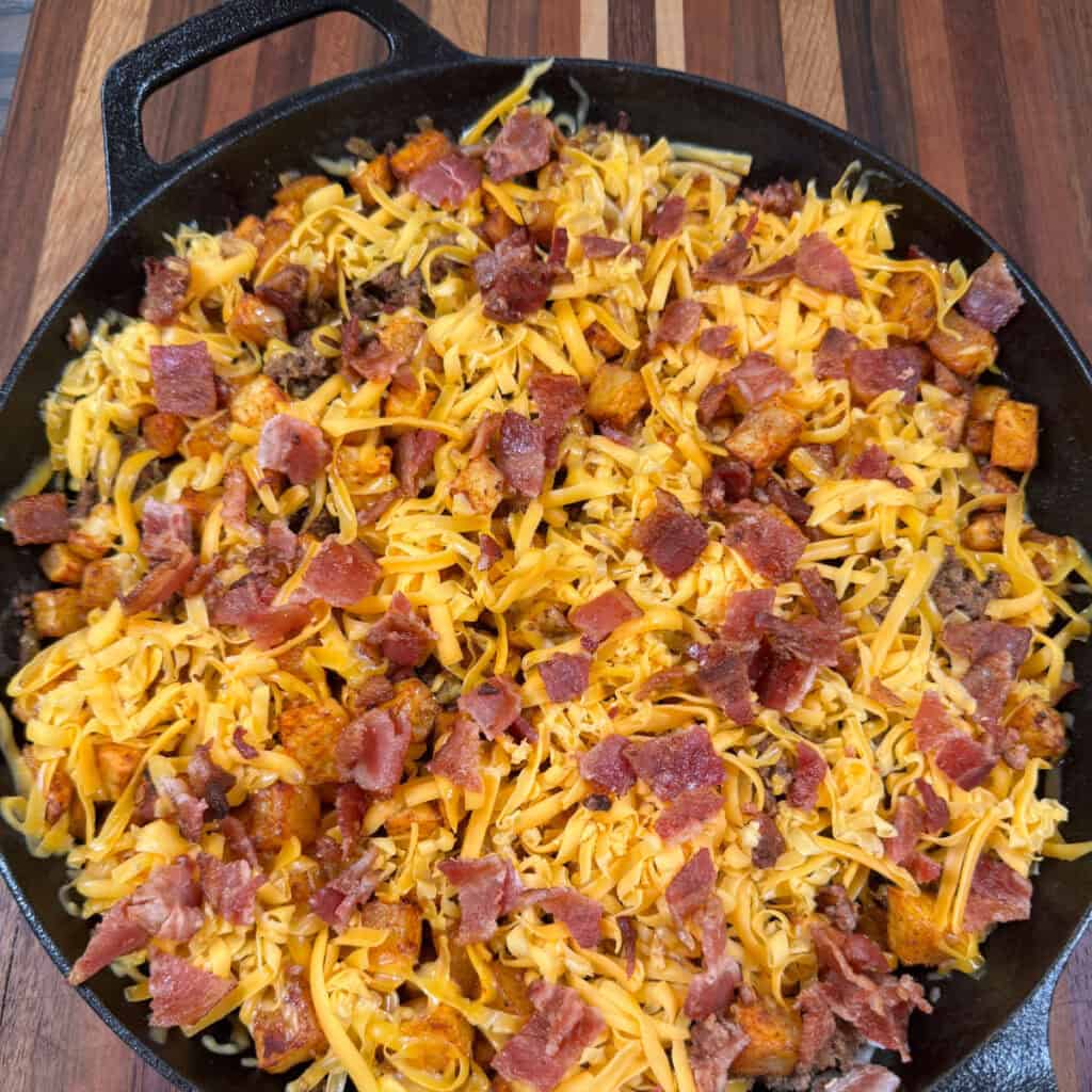 Cheeseburger Potato Skillet