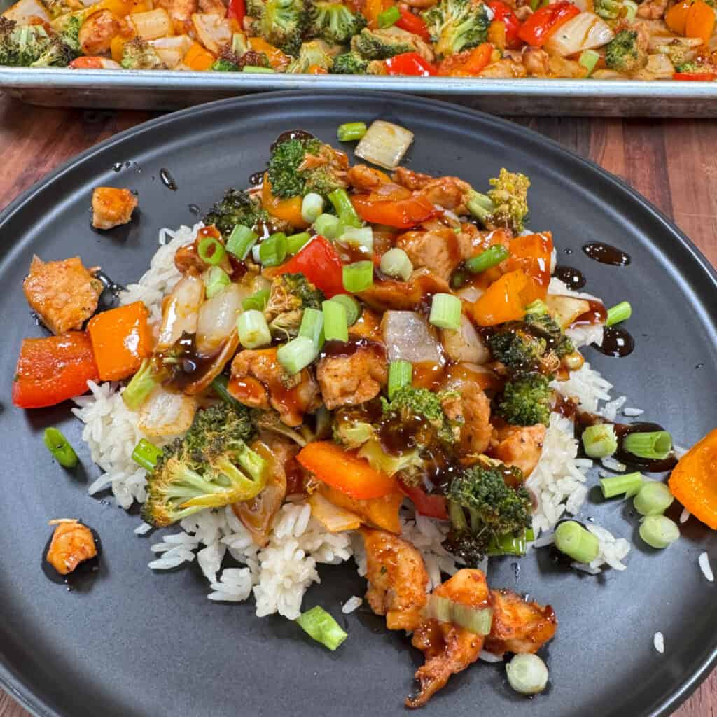 Teriyaki Chicken Sheet Pan Meal