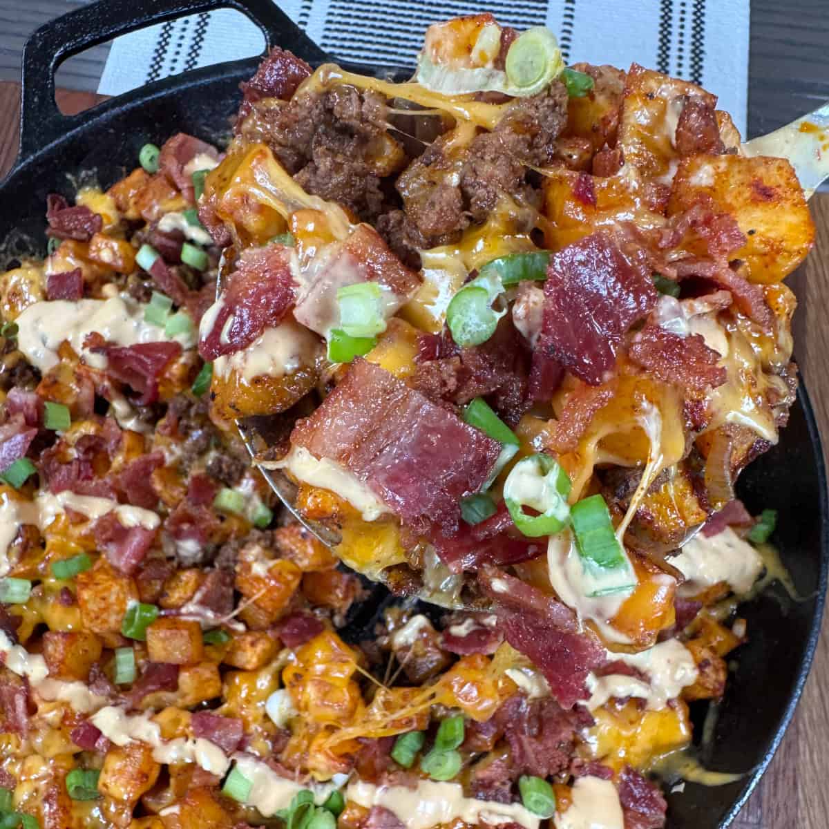 Cheeseburger Potato Skillet